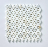 Calacatta Gold Diamond Marble Mosaic Honed